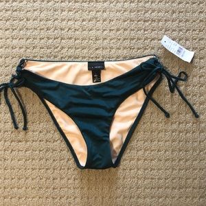 Lace up bikini bottom
